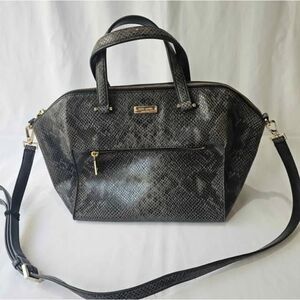 Kate Spade New York Parliament Square Exotic Satchel Gray w/ dusty #20